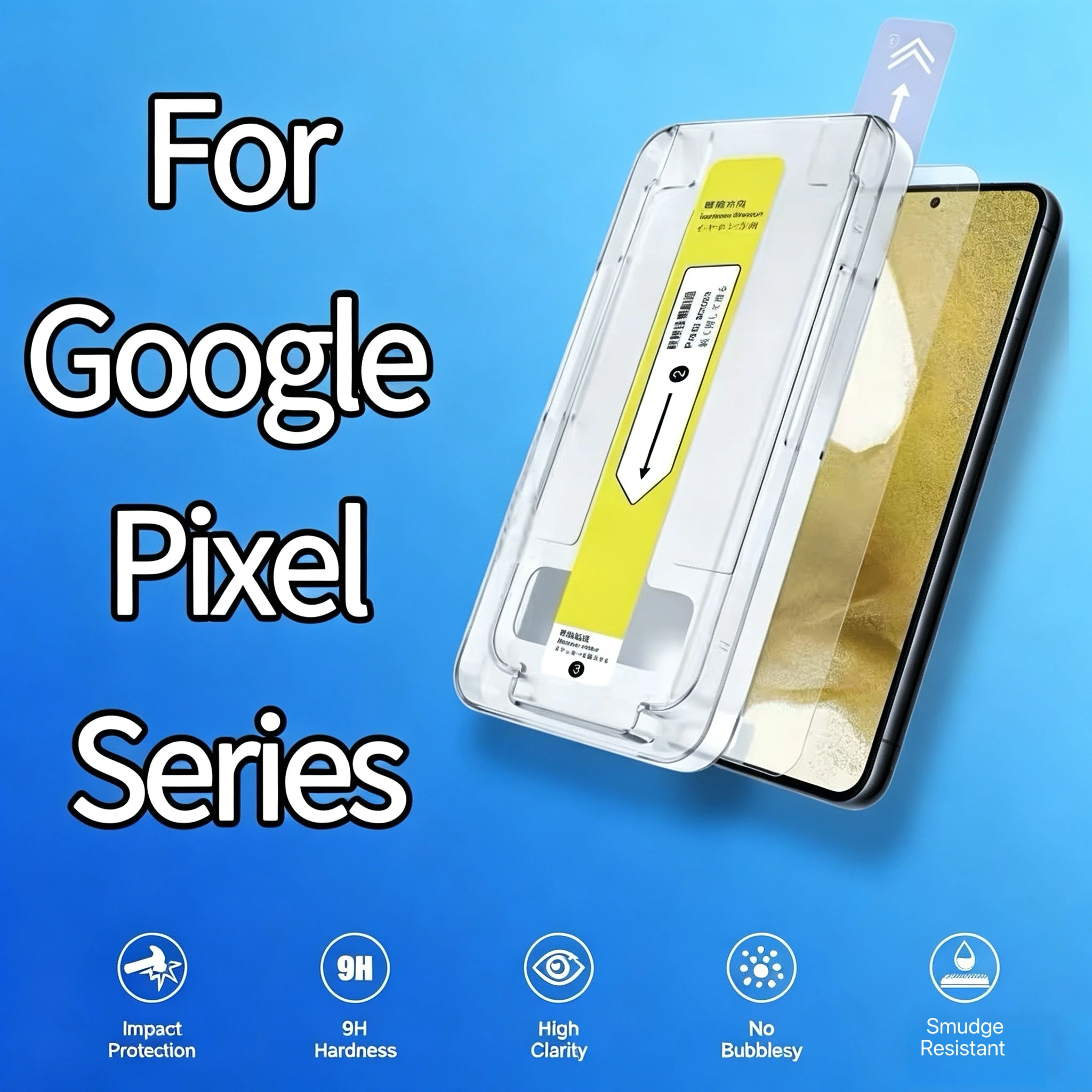 

Tempered Glass Screen Protector for Google Pixel 10 9 8 Pro HD Clear Anti Scratch Shatterproof Film