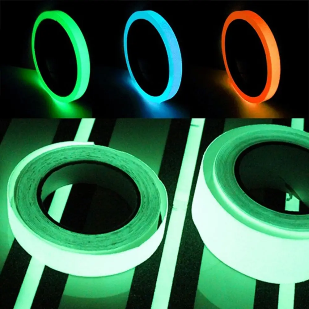 Luminous Tape Sticker High Luminance Glow Removable Waterproof Photoluminescent Glow in The Dark Safety Warning Tape