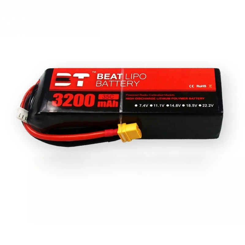 3200mAh 6S 22.2V 35C T/XT60 LiPo Battery for RC Quadcopter Helicopter FPV Racing Drone Spare Parts 6s Rechargeable Battery
