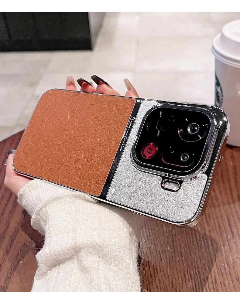 

For OPPO Find X9 Pro Case New Luxury PU Leather Skin Lens Protective Back Cover Case For OPPO Find X9 X9Pro Phone Shell housing