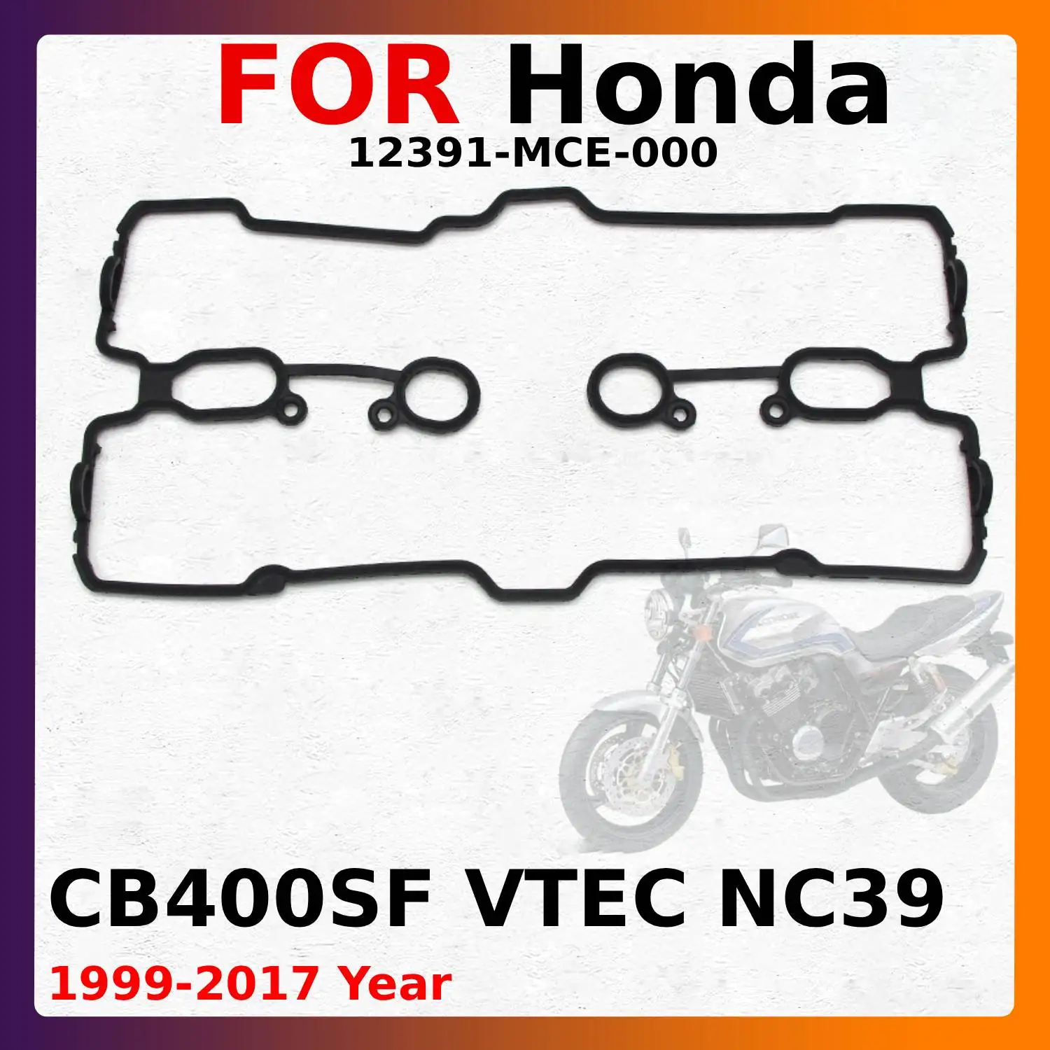 Прокладка крышки головки цилиндра мотоцикла для Honda CB400SF VTEC NC39 1999-2017 годов выпуска, OEM: 12391-MCE-000