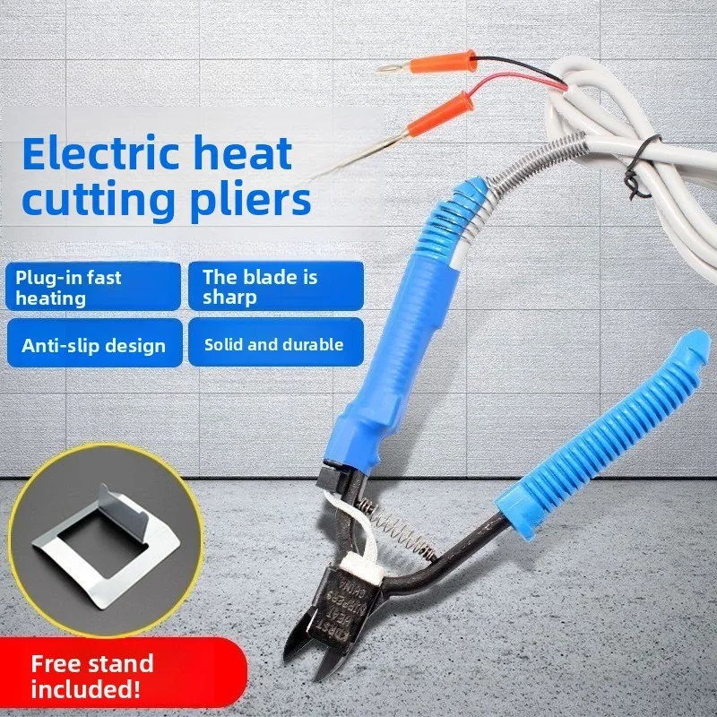 Heating Scissors, Electric Scissors, Plastic Rubber Trimming Scissors Heating Pliers Tools