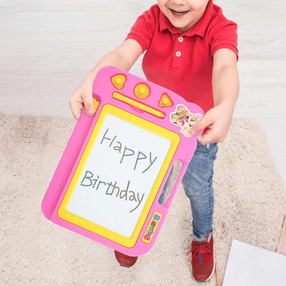 Kinderen Kleurrijke Magnetische Tekentafel Schrijfbord Schilderij Voor Kinderen Jongens Meisjes Geschenken Graffiti Puzzel Speelgoed