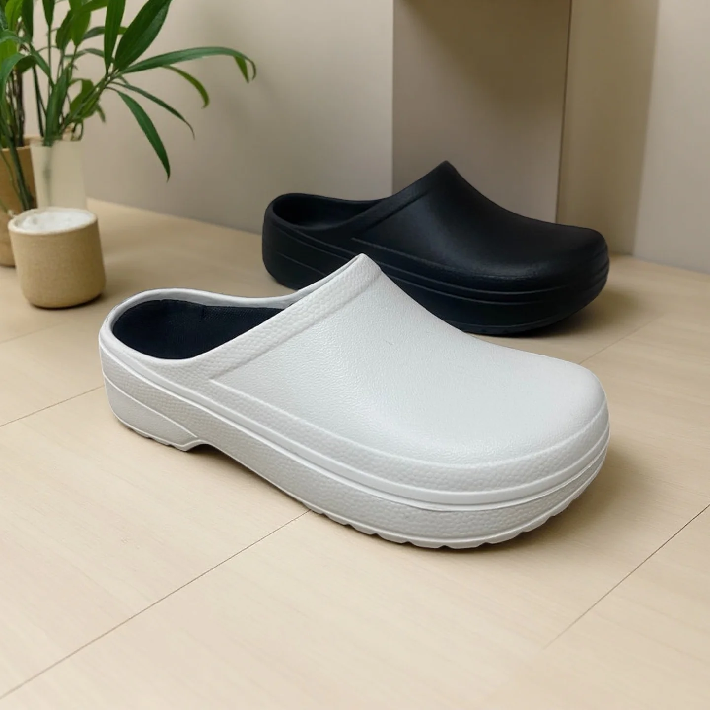 Unisex Eva Garden Slippers, Comfortable Flat Slippers with Insoles, Suitable for Kitchen, Hospital, and Daily Use view 6