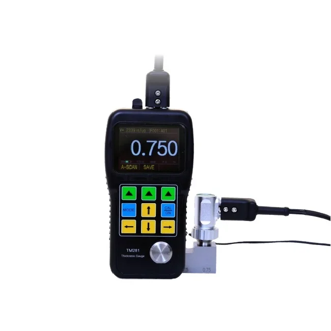 CE Certificated Portable Digital Ultrasonic Thickness Tester Ultrasonic Coating Thickness Gauge