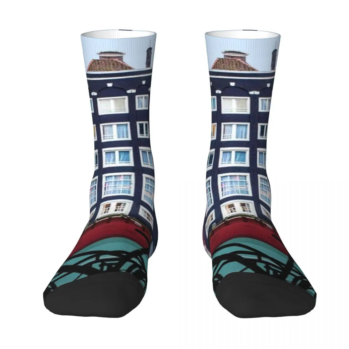 

BICYCLE RIDING; In Amsterdam Holland Print Socks Thermal man winter japanese fashion Men's Socks Women's