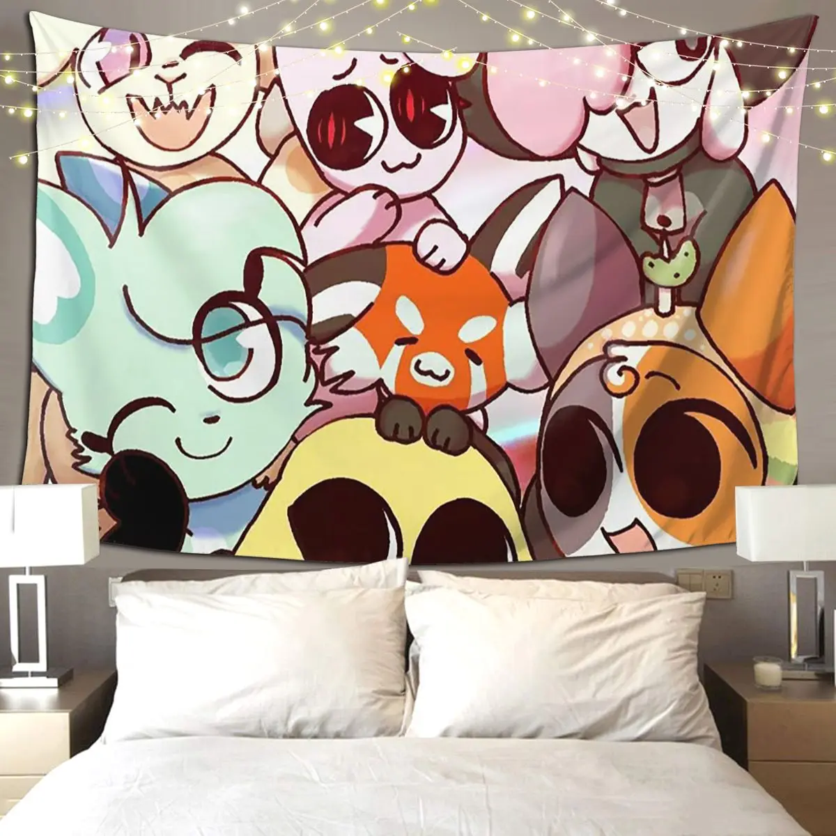 

Chikn Nuggit гобелен художественный настенный эстетический домашний декор гобелены для гостиной спальни комнаты в общежитии