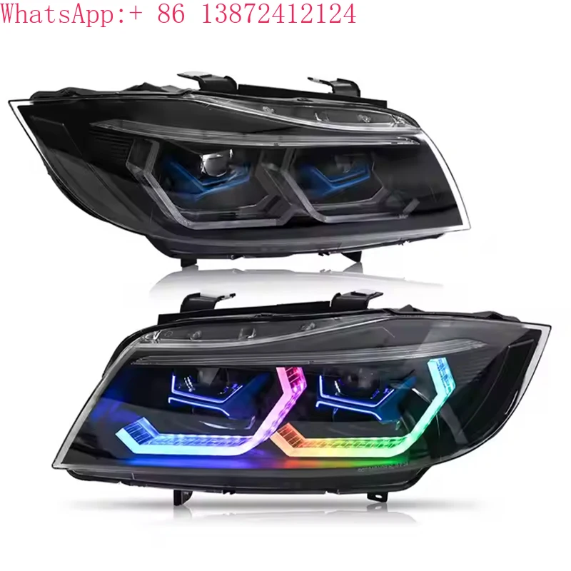 

Auto Accessories Car LED Head Lights for BMW 3 Series E90 2005-2012 RGB Laser Front Lights 320i 330i Projector Lens LED DRL