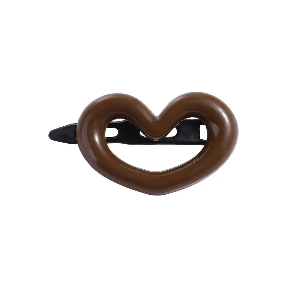 

Clip For Girl Side Clip For Women Headdress Love Heart Hair Clip Korean Style Hairpin Y2K Hair Barrettes Hair Accessories