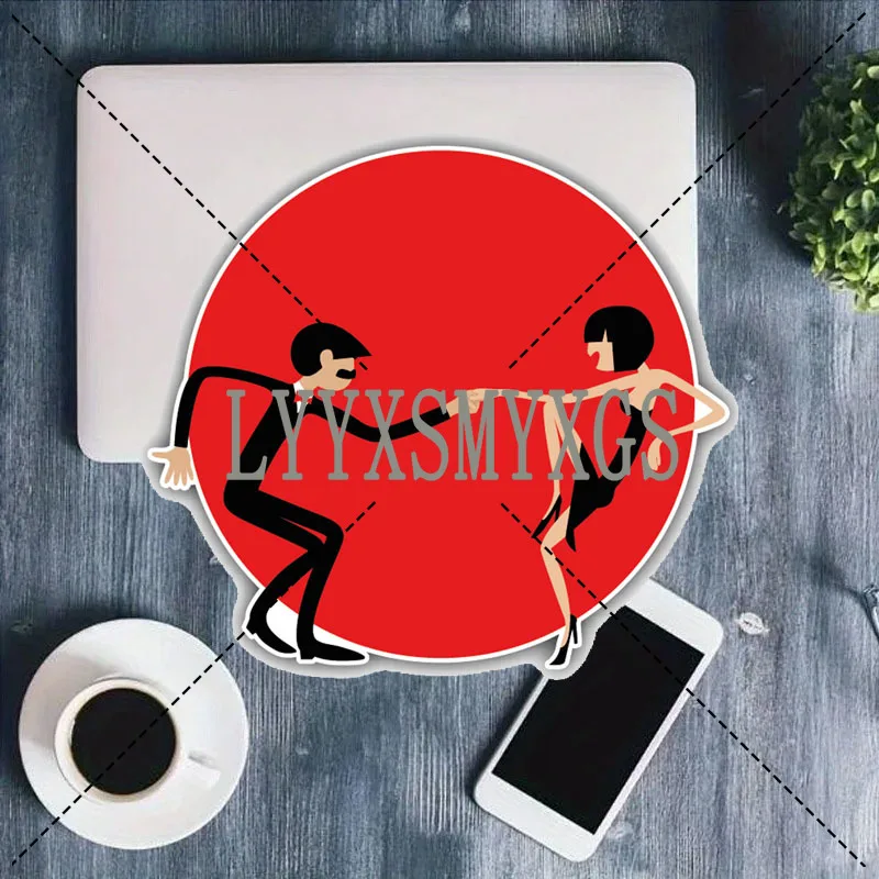 Personality Self-adhesive Dancing couple Car Sticker Automotive Window Bumper Waterproof Vinyl Decal Decorative