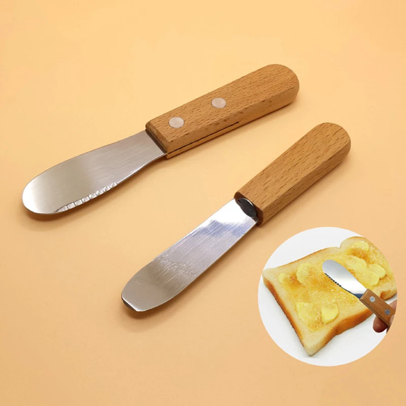 Cheese Dessert Jam Knife Stainless Steel Butter Spatula Cream Cutlery Marmalade Toast Bread Cutter Butter Spreader Kitchen Tools