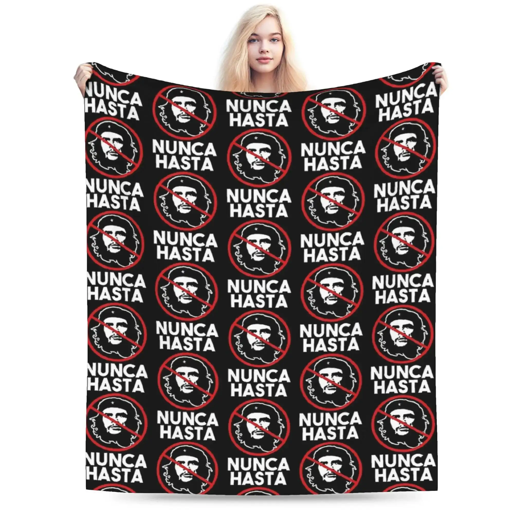 

Мягкое винтажное одеяло с изображением Че Гевары, фланелевое дорожное одеяло для дивана, кровати, чехол для кушетки