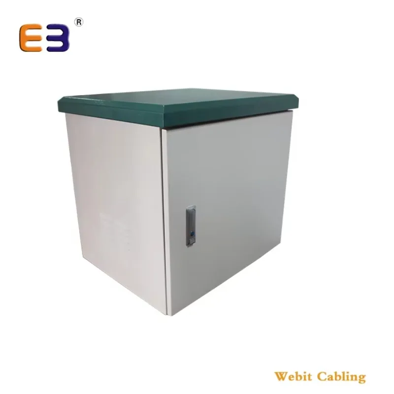 Outdoor CCTV Pole/Floor Standing Cabinet+19'' Network Enclosure,IP55 Wall Mount Outdoor Street Cabinet