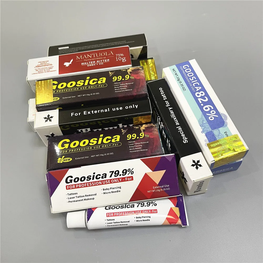 

5 шт. Goosica Soul TK перед крем для татуировки для перманентного макияжа, микроблейдинга, бровей, губ, искусства 10 г
