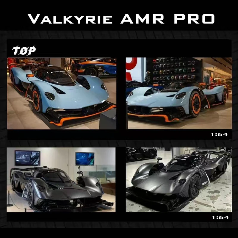 PreSale TOP 1:64 Valkyrie AMR Pro Diecast مجموعة نماذج السيارة ألعاب مصغرة