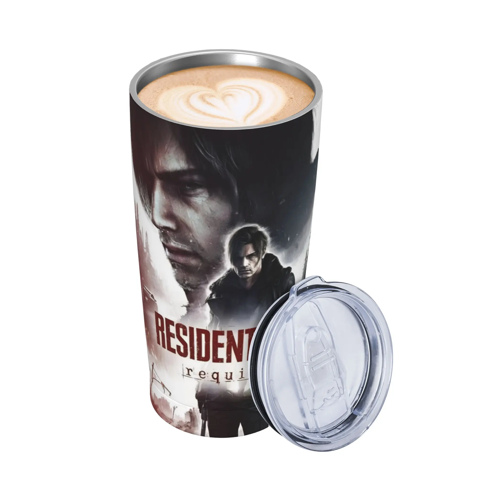 Residents Evils 9  Insulated Tumbler with Straws Games Vacuum Thermal Mug Office Home Hot Cold Drinks Cups 20oz
