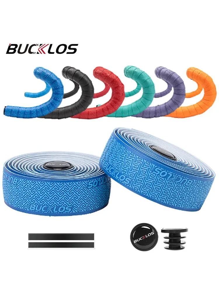 AliExpress BUCKLOS Road Bicycle Handlebar Tape Non-Slip Shock Absorbing Cycling Belts Wear-resistant Ultralight Road Bike Tape Bike Parts