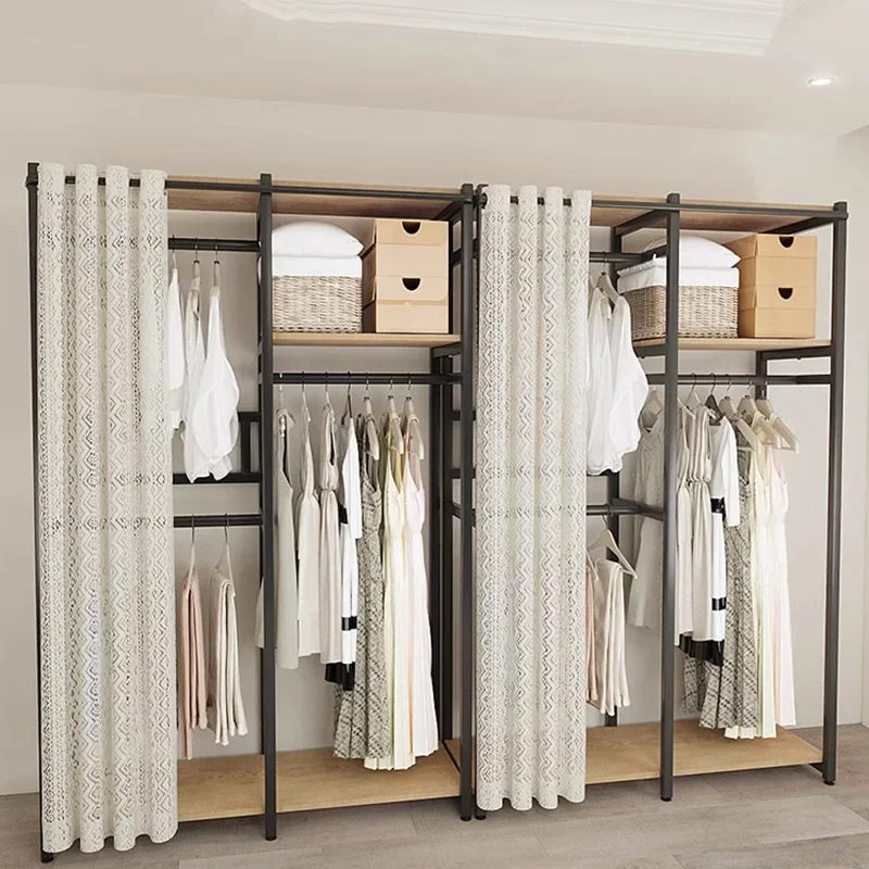 

Storage Organizer Closet Bedroom Clothes Cupboard Partitions Living Room Minimalist Wardrobe Shelf Guarda Roupa Home Furniture