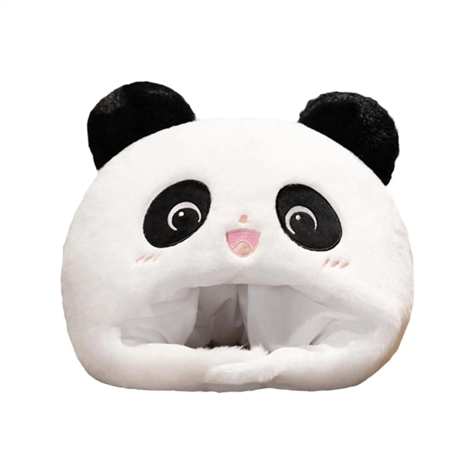 Copricapo per cappello da panda cartone animato Copricapo per cosplay per uomo e donna adorabile per la festa di compleanno di Halloween, festival di laurea