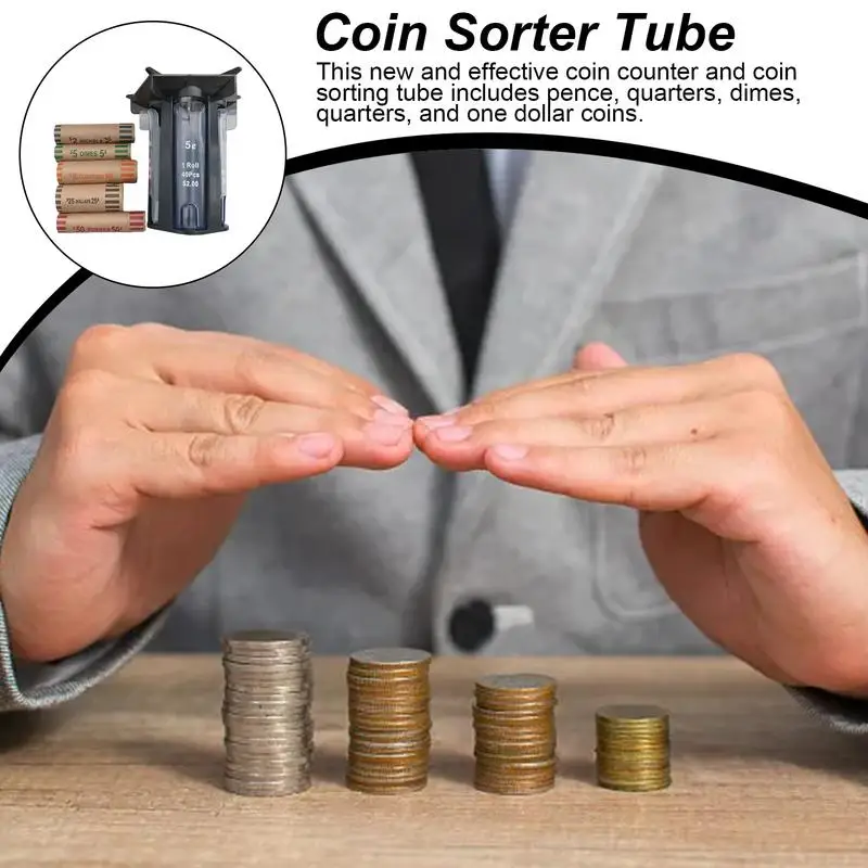 Coin Sorter 5-in-1creative Coin Counter Sorter Change Counter Machine Coin Bank Holder Coin Separator For Use Together With Coin