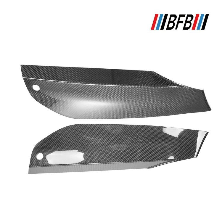 Fit for BMW New M5 F90 Carbon Fiber Front Upper Corner Spoiler Deflector Front Shovel Front Chin