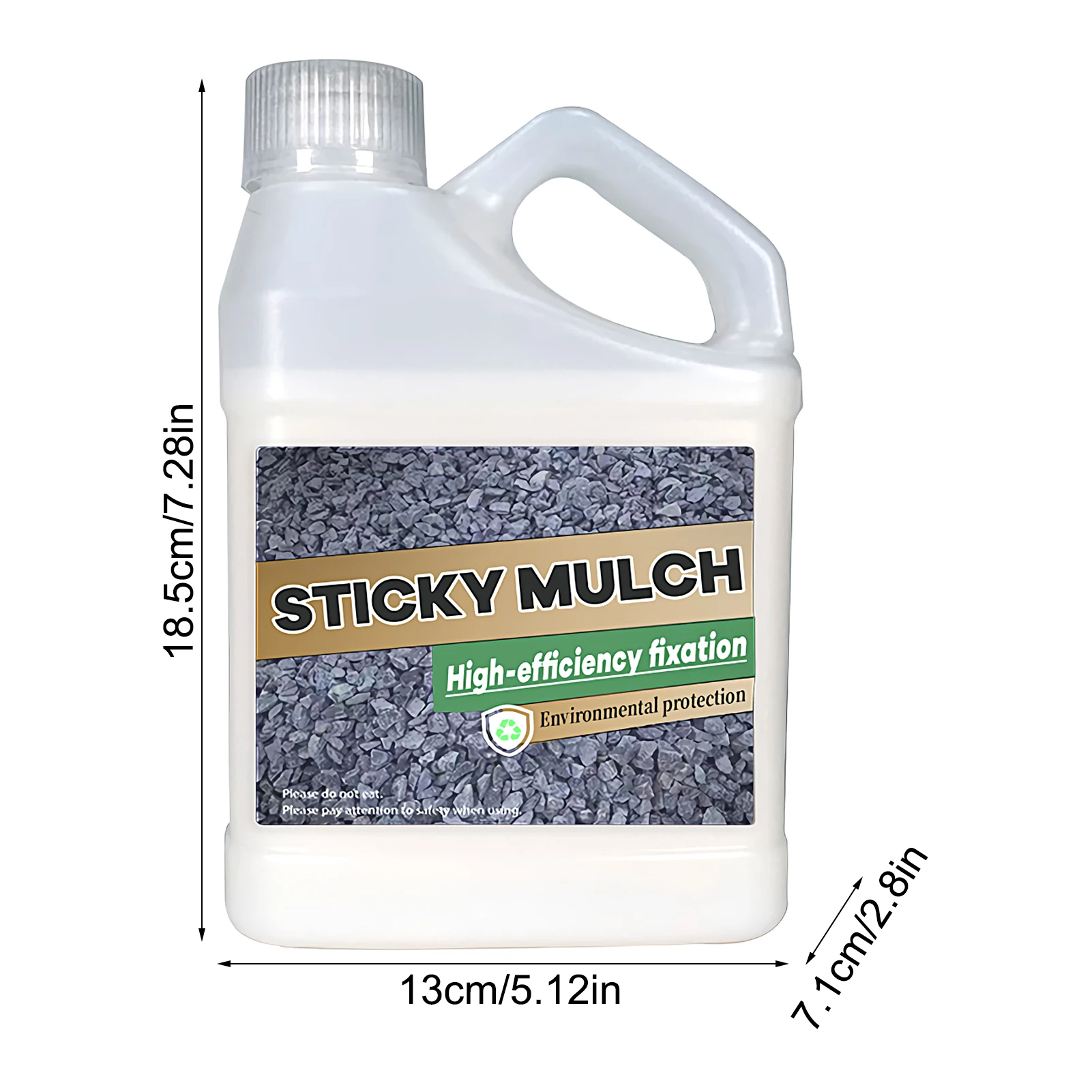 500g Mulch Rock Lijm Erwt Grind Sticky Rock Lijm Sneldrogende Spray Outdoor Yard Patio Stenen Landschap Lijm Multifunctioneel