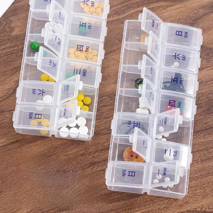 

Portable Smart Electronic Pill Box Timer Alarm Clock Voice Reminder Elderly Medicine Week Partitioning Drug Administration Tool