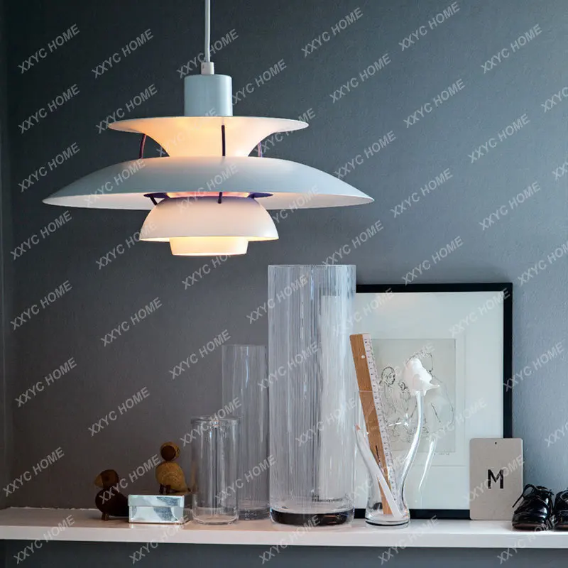 

Danish Designer 6 Layers Umbrella Ceiling Pendant Lamp for Kitchen Island Dining Table Restaurant Foyer Decor LED Hanging Light