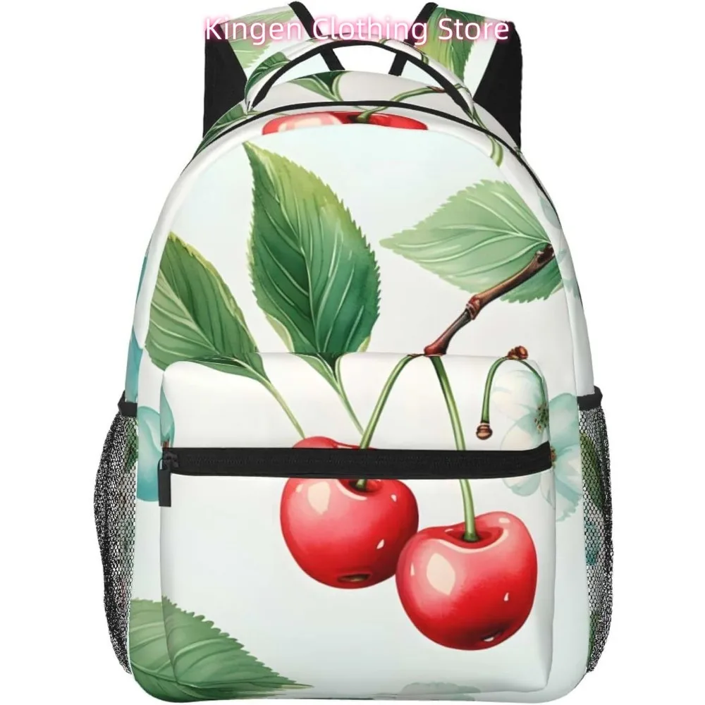 

Легкий рюкзак для ноутбука с весенним вишневым принтом, легкий многоцелевой дорожный повседневный рюкзак унисекс, студенческие рюкзаки для мужчин