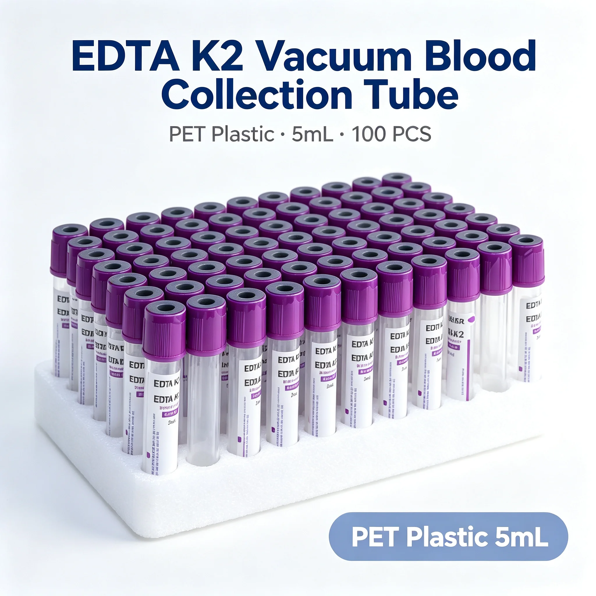 100-pcs-edta-k2-vacuum-blood-collection-tube-5ml-disposable-purple-cap-pet-plastic-for-cbc-routine-blood-test