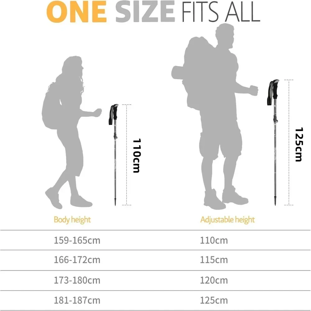 Ultralight Telescopic Trekking Poles 2