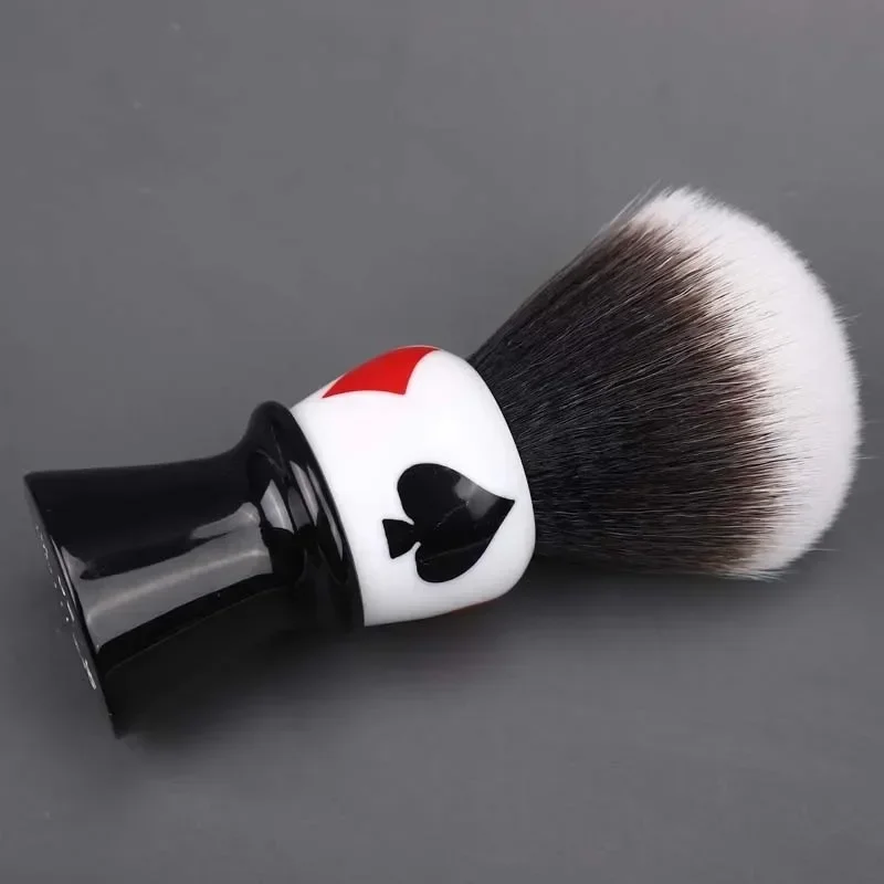 YAQI カジノクラブ 26 ミリメートル人工毛樹脂ハンドルハスキーノット男性ウェットシェービングブラシ