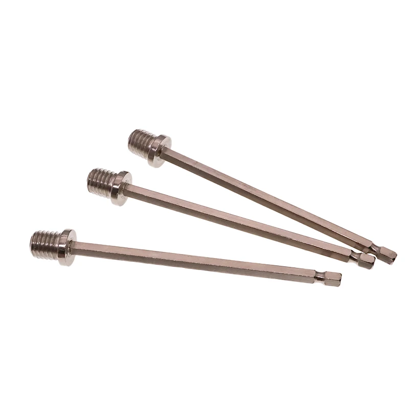 

140mm Extended Carbon Steel Shank M14 Quick Releases Mechanism Hexagonal Drill Adapter For Power Tool Electric Wrench Extension