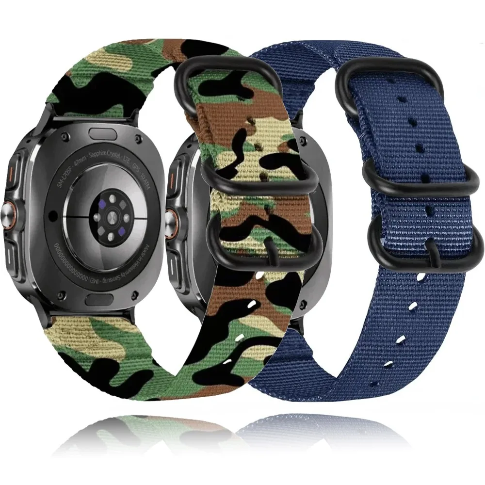 Nylonarmband für Samsung Galaxy Watch 8 44 mm 40 mm Classic 46 mm Bequemes Armband für Galaxy Watch Ultra 2025 47 mm Zubehör