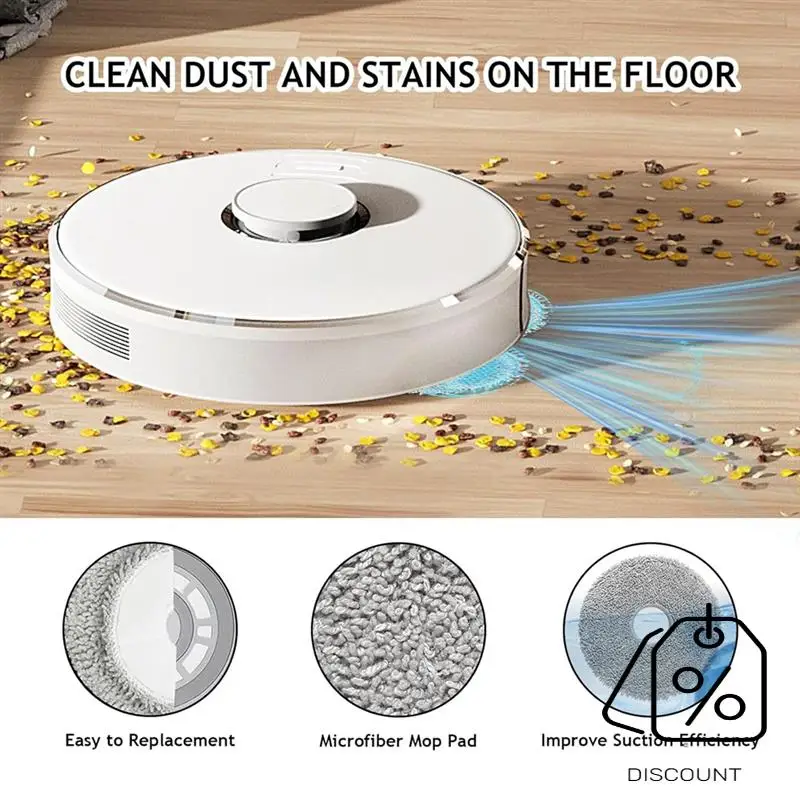 Запасная часть ABKR для Ecovacs T50 Pro Omni/T50 Omni/T50 Max/T50 Max Pro/T50 Pro, аксессуары для роботов-пылесосов