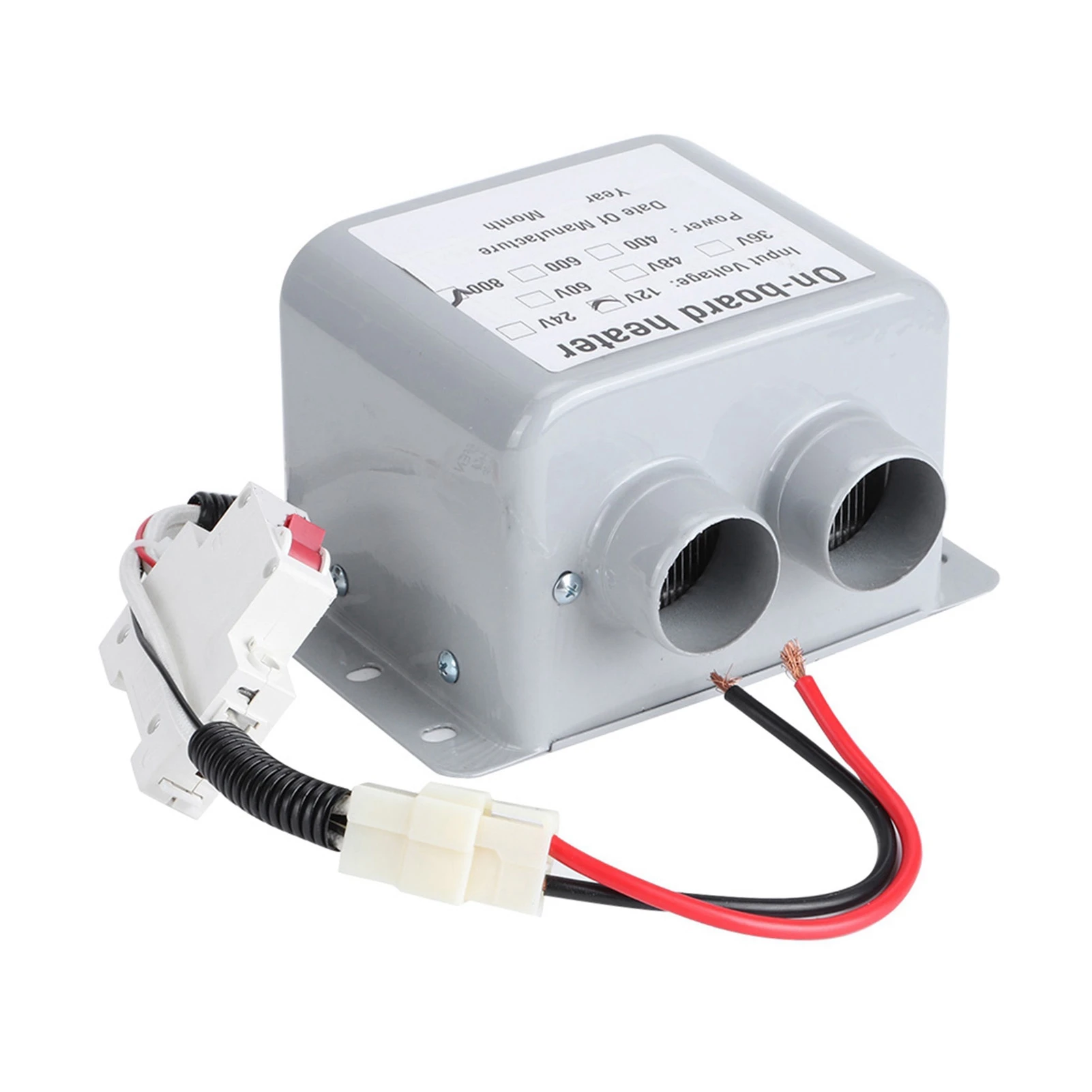 12V 800W Heater  Glass Defroster Mist Eliminate 2 Air Outlet 5s Fast Heating for Car Lorry Truck Car Heating Deicing