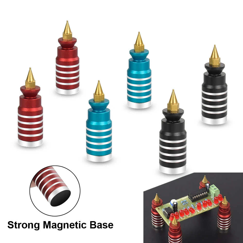 NEWACALOX Magnetic Mini Soldering Flexible Arm PCB Circuit Board Hoder Soldering Tool for Jewelry Making/Electronic Repair