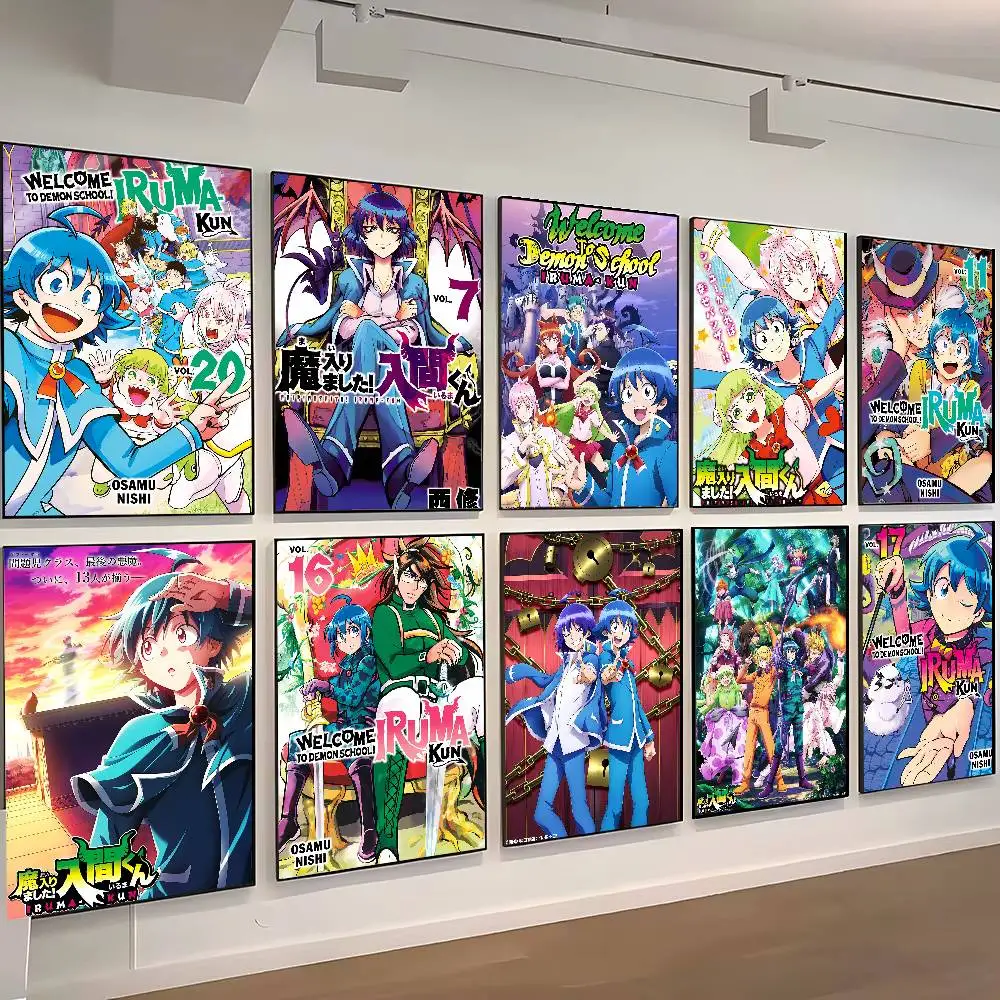 Anime Welcome To Demon School! Iruma Kun Poster Posters Decorative Paintings Study Bedroom Bar Background Wall Murals Gifts