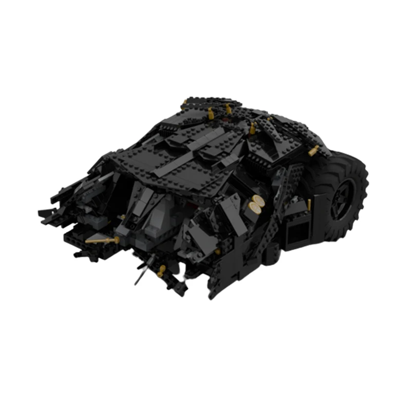 Famous Movies Series UCS Black Bats Chariot MOC-111387  Technology Bricks Display Collection Model Creative Children's Toys Gift