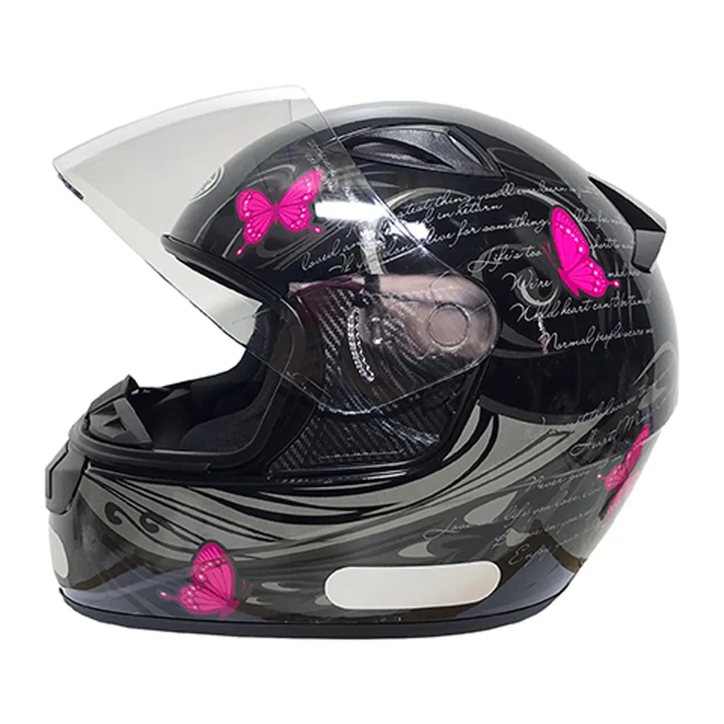 Capacete Moto Borboleta Ebf New Spark Flash Feminino Preto