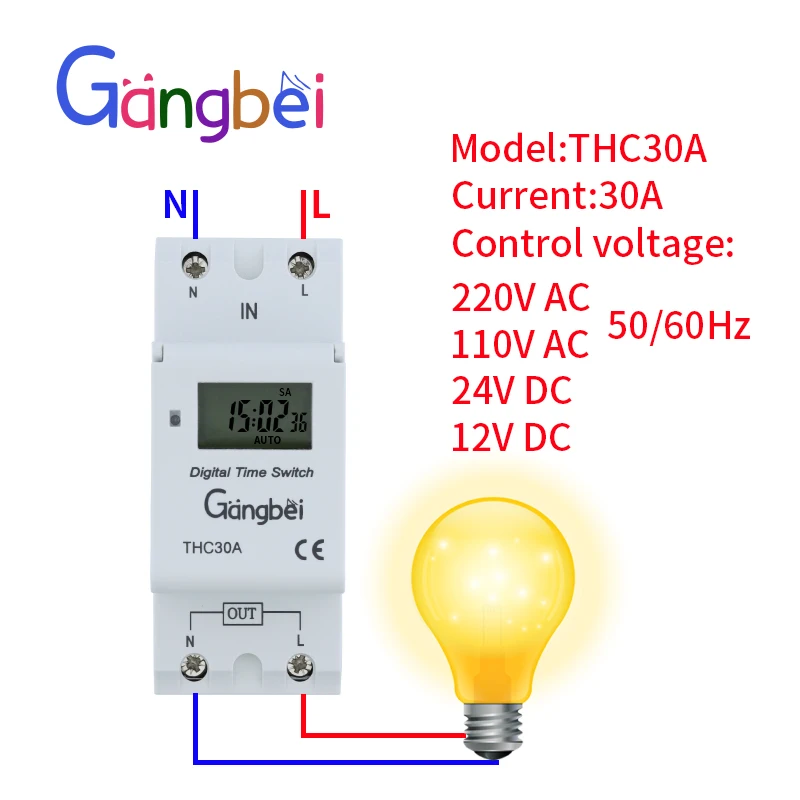 Raz w tygodniu 7 dni programowalny czas cyfrowy przełączniki przekaźnika regulator czasowy AC 220V 230V 110V 24V 12V 16A 30A do montażu na szynie Din