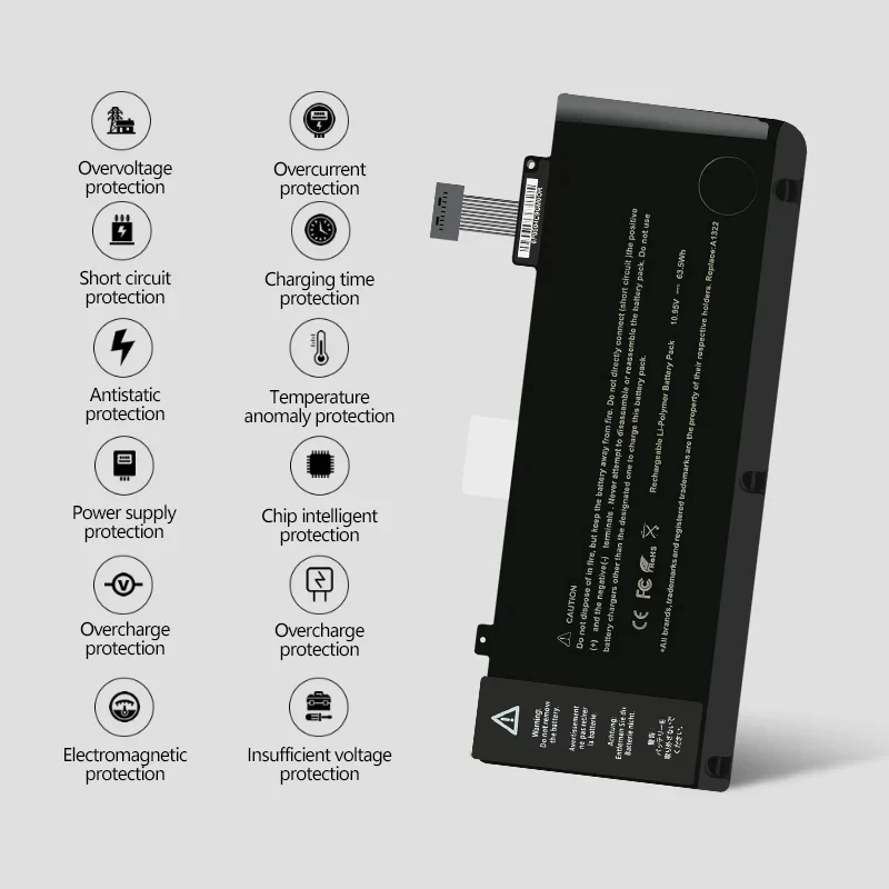 A1322 A1278 Battery For APPLE MacBook Pro 13 Inch A1278 (2009-2012) A1322 Battery 6000mAh APPLE Laptop Battery