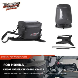 Luggage Tank Bag For Honda CB150R CB250R CBF300 N/S CB400 F CB500 X/F CB650F CB750 CB1100 CBR500R CBR650F CBR1000 CB1300 VFR 800