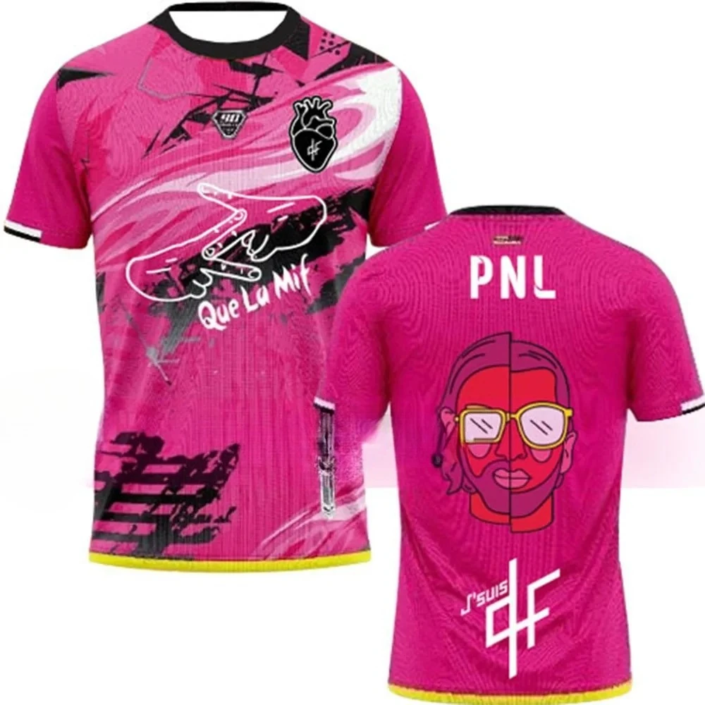 PNL Style Summer 3D Printed Large-sized Men's T-shirt with Loose and Comfortable Fit Suitable for Outdoor Wear view 3