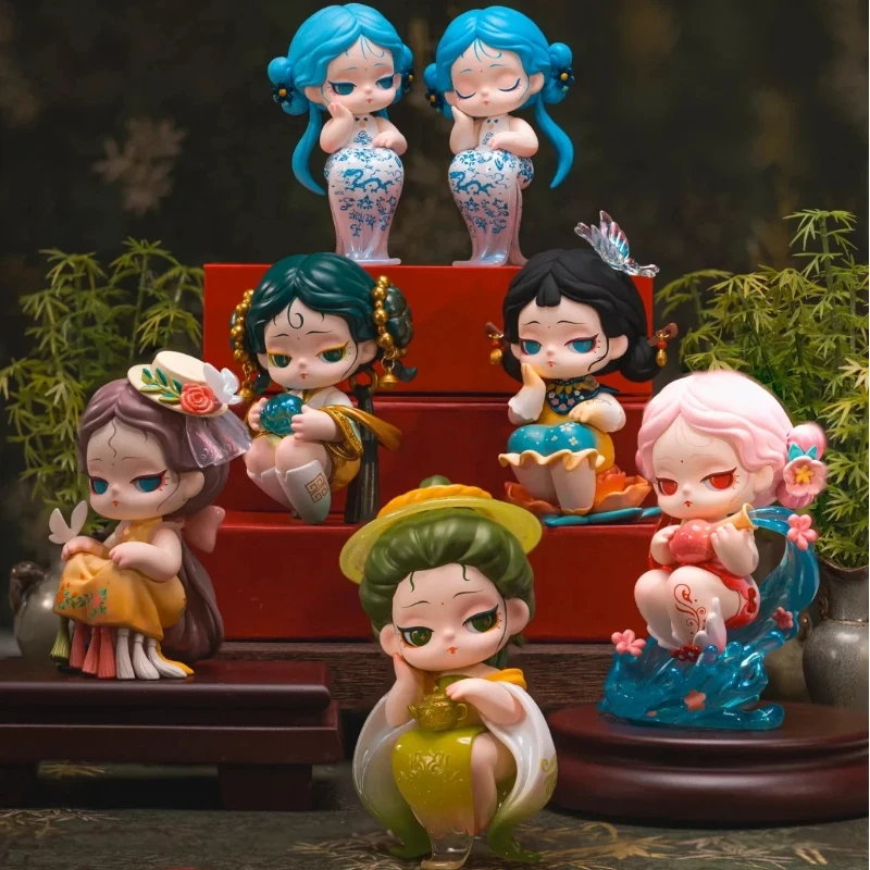 

Genuine Dodosugar Shyi When Is The Time To Return Series Blind Box Vintage Style Anime Figure Ornamental Christmas Gift