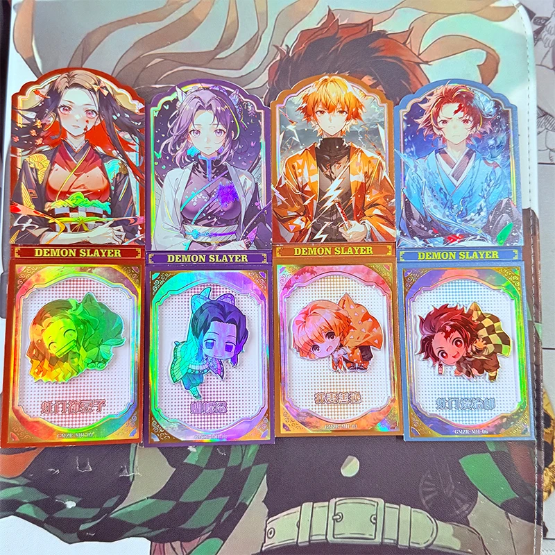 

Коллекционные карточки аниме «Истребитель демонов»: Кочо Шинобу, Камадо Незуко, Агатсума Зенитсу. Подарок на Рождество и День рождения, детская игрушка.