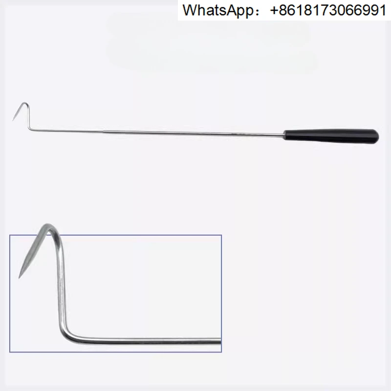 Laparoscopic thyroid instruments, retractor bendable stripper subcutaneous