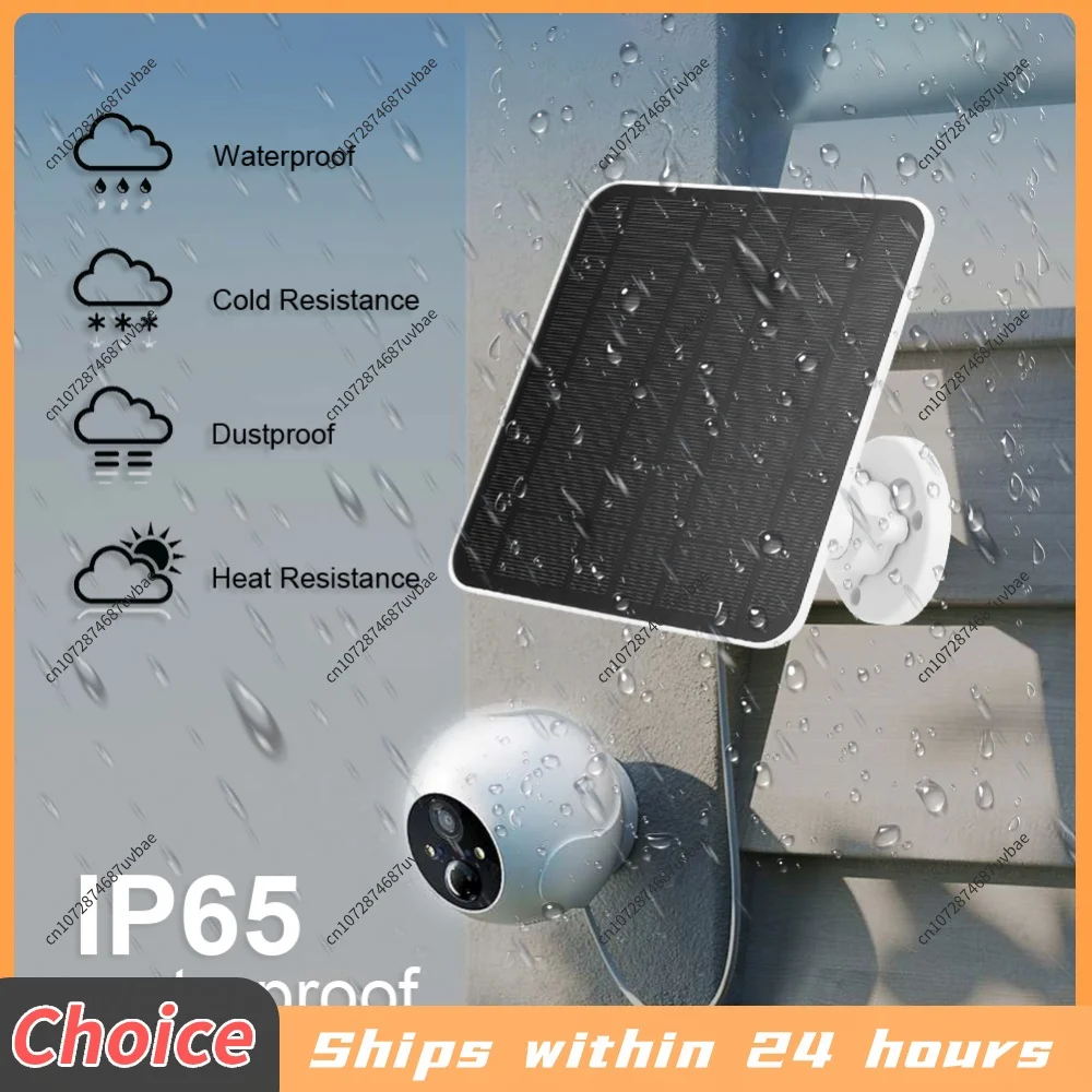 5V 6W Solar Panel IP65 Waterproof Solar Panel Charger 360°Adjustable Mounting 9.2 Ft Charging Cable for Eufycam 3/3C/2/2C/2 Pro