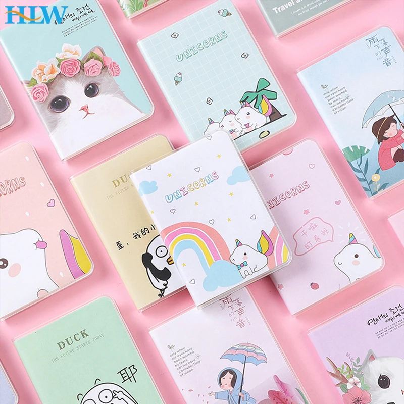 Creative Cute Cartoon Notebook Portable Mini Notebook Student School Stationery Small Notebook Kawaii