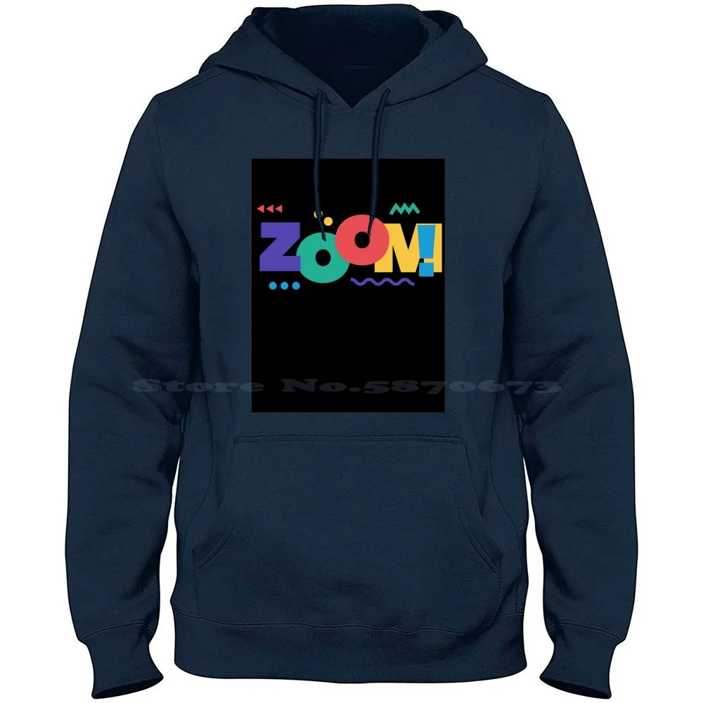 Zoom T Shirt 100% Pure Cotton Hoodie Tshirt Zoom 90S 80S 70S 60S Retro Pbs Tv Vintage Cool Colorful Block Simple Ninetys Kids